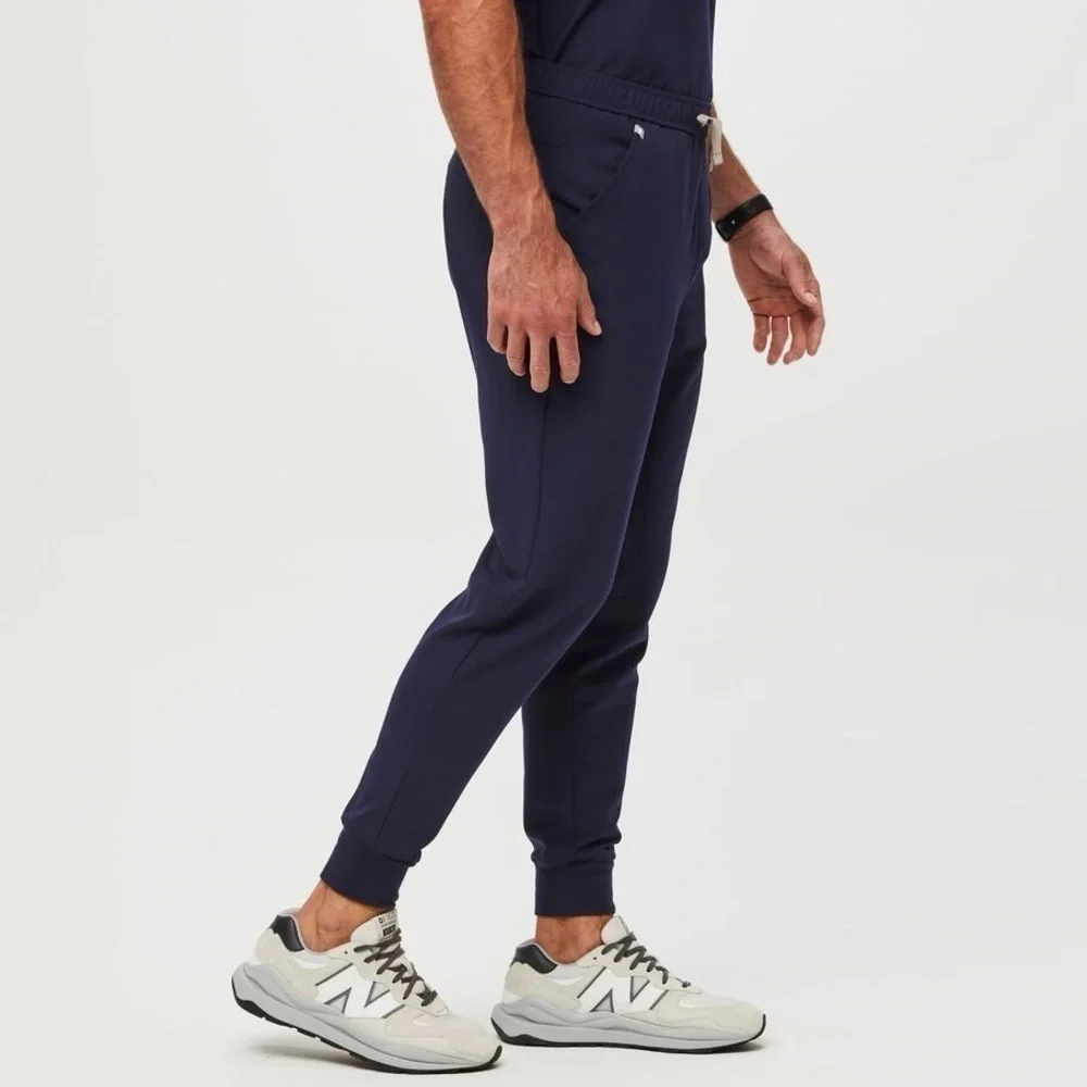 FIGS Tansen Jogger Scrub Pants Navy 5 Pockets Slim Fit Stretch Anti-Wrinkle Sz S